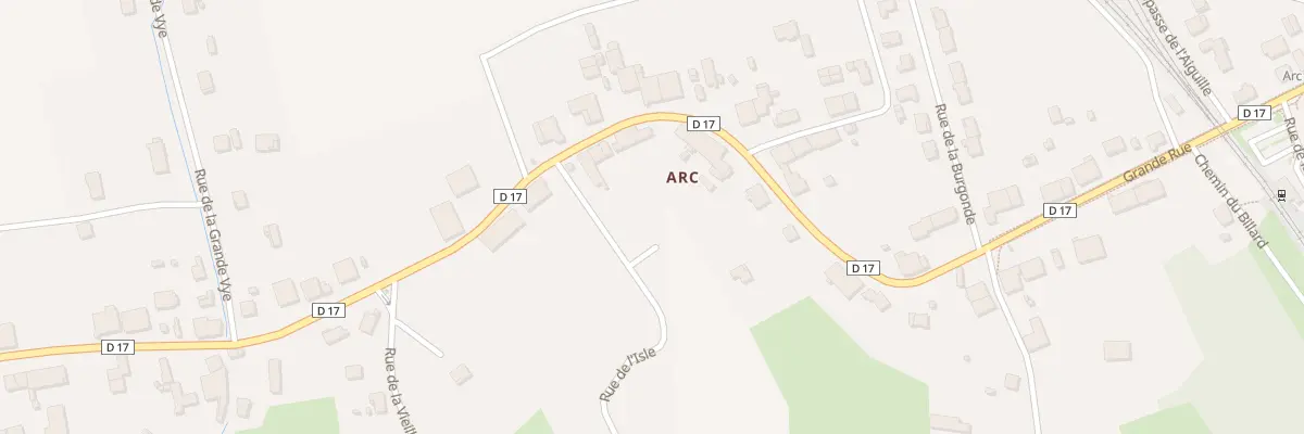 Plan du 1 Rue de l’Isle à Arc-et-Senans
