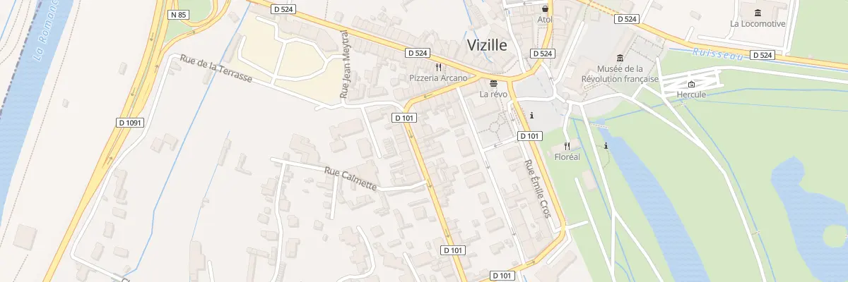 Plan du 159 Av Aristide Briand à Vizille