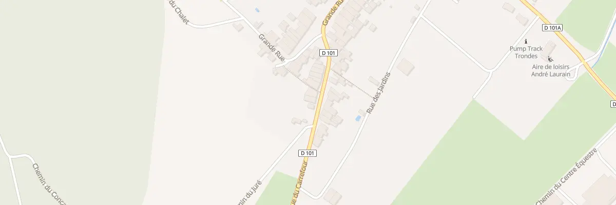 Plan du 12 Rue du Carrefour à Trondes