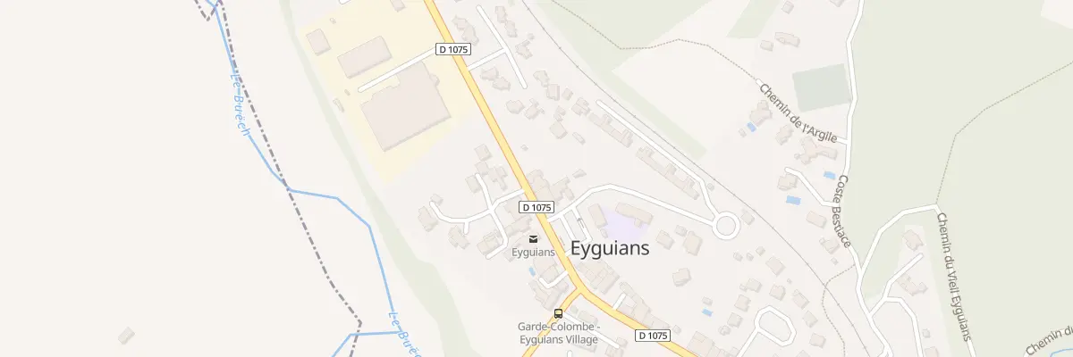 Plan du 5010 Eyguians Gare à Garde-Colombe