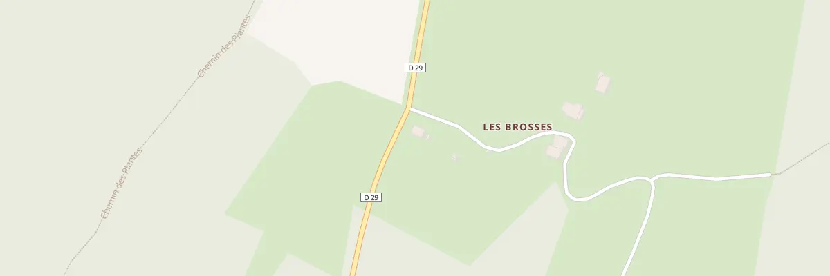 Plan du 5008 Aux Brosses à Marnay