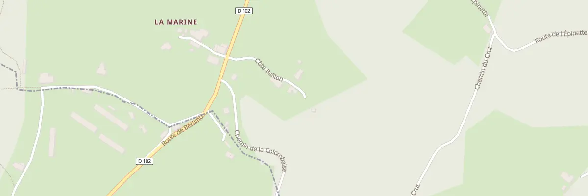 Plan du 126 Cote Baillon à Saint-Christophe-sur-Guiers