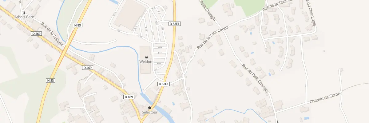 Plan du 16 Rue du Pré Vercel à Arbois