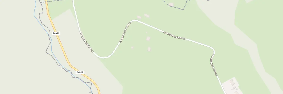 Plan du 5079 Les Favres à Verthemex