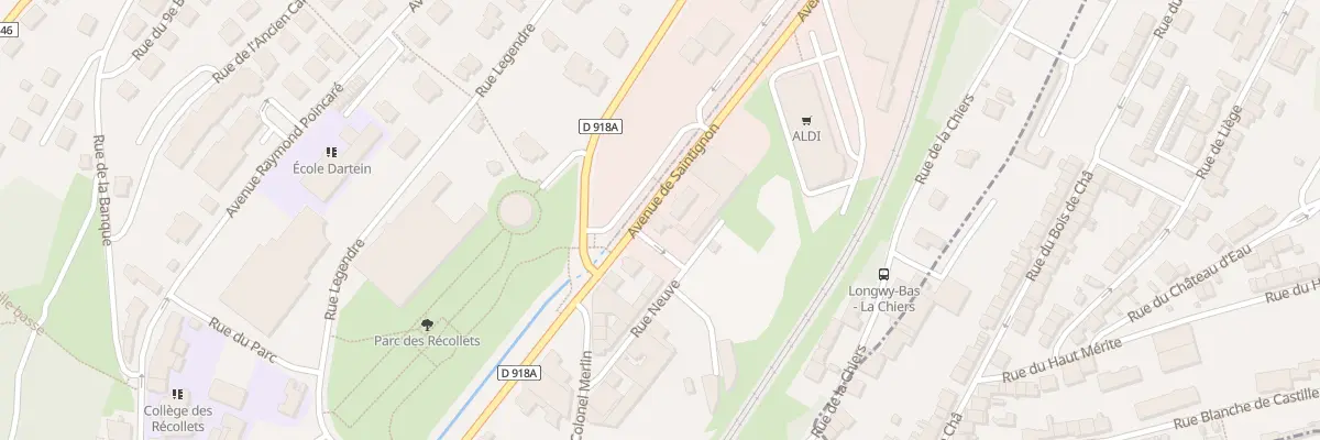 Plan du 44 Av de Saintignon à Longwy