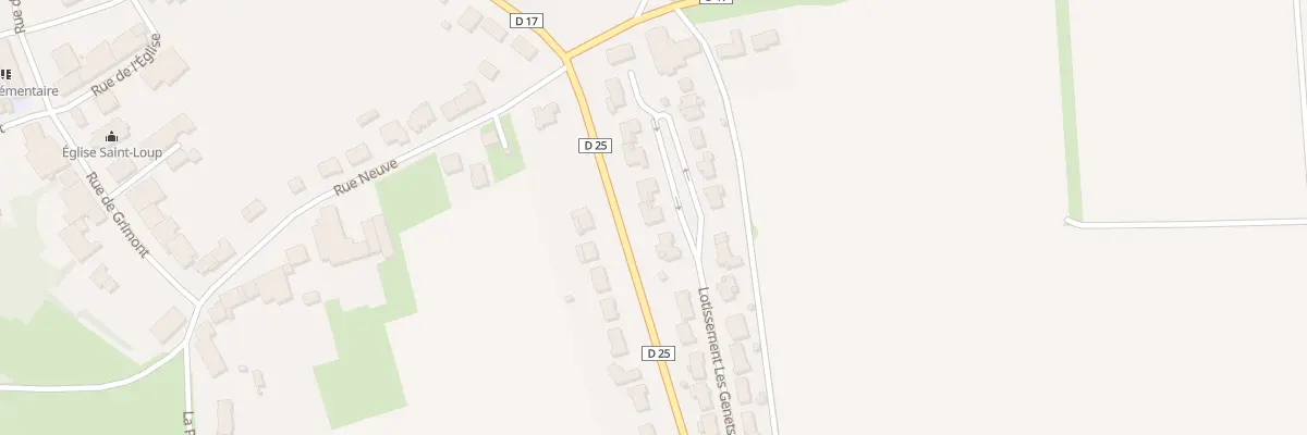 Plan du 24 Lot les Genets à Chenières