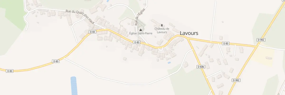 Plan du 5038 Lavours à Lavours