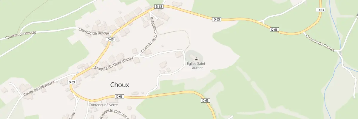 Plan du 2 Rue de l’Eglise à Choux