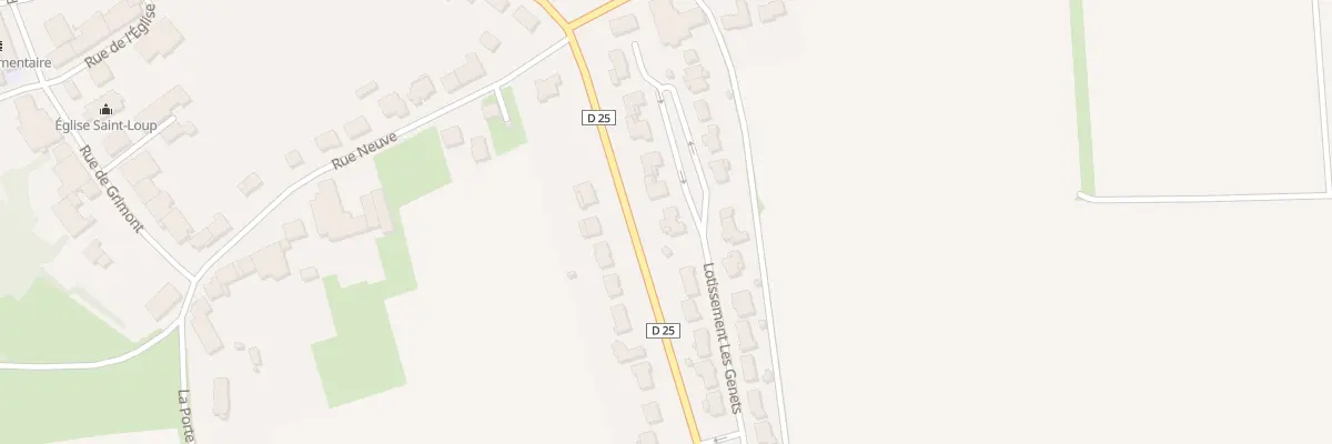 Plan du 23 Lot les Genets à Chenières