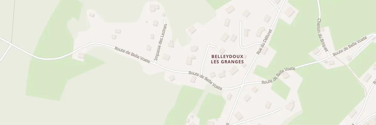 Plan du 23 Imp de la Lyzenette à Belleydoux