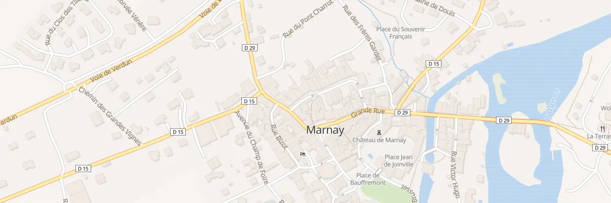 Plan du 4 Rue Gambetta à Marnay
