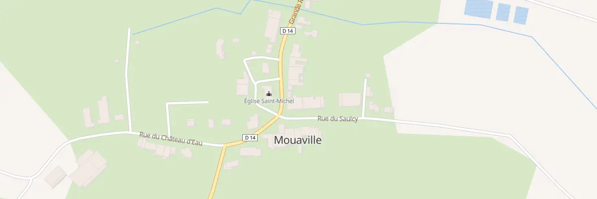 Plan du 1 Rue de Saulcy à Mouaville