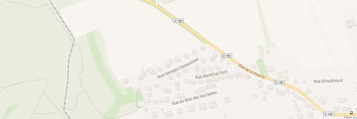 Plan du 8 Rue Georges Clemenceau à Mexy