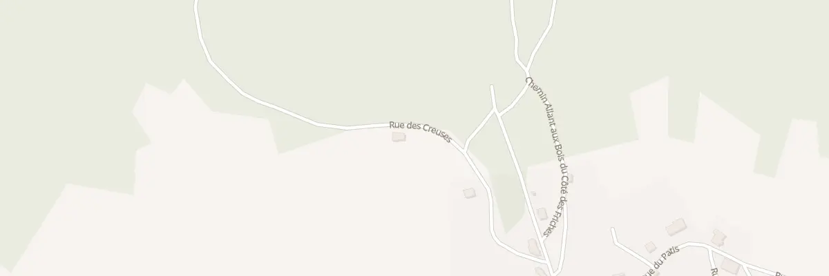 Plan du 6 Rue des Creuses à Villotte