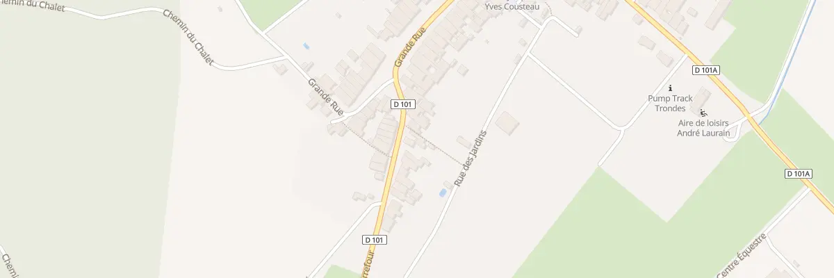 Plan du 7B Rue du Carrefour à Trondes