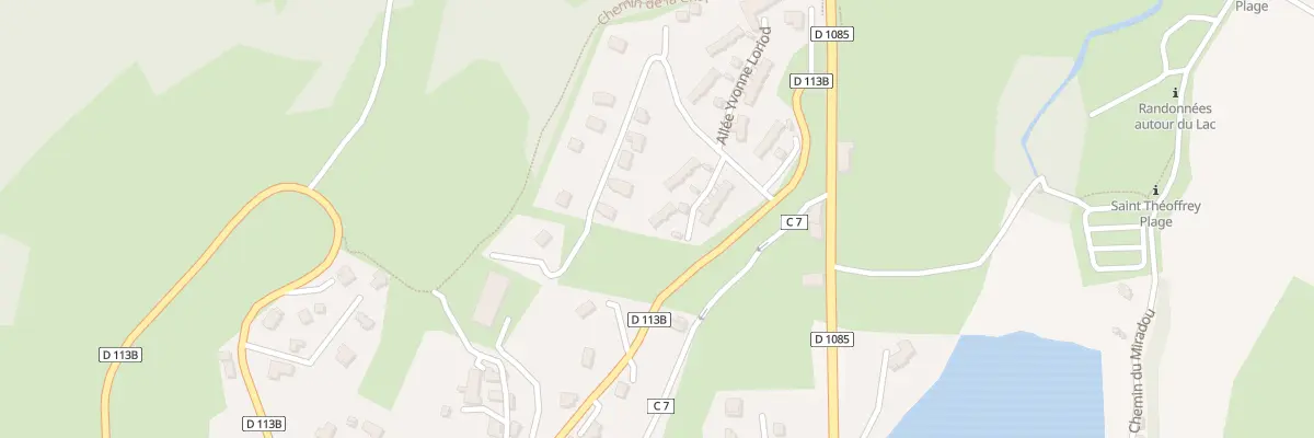 Plan du 9995 Eybains à Saint-Théoffrey
