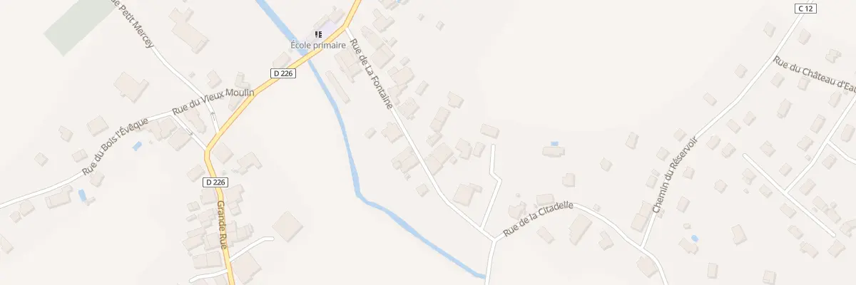 Plan du 9B Rue de la Fontaine à Évans