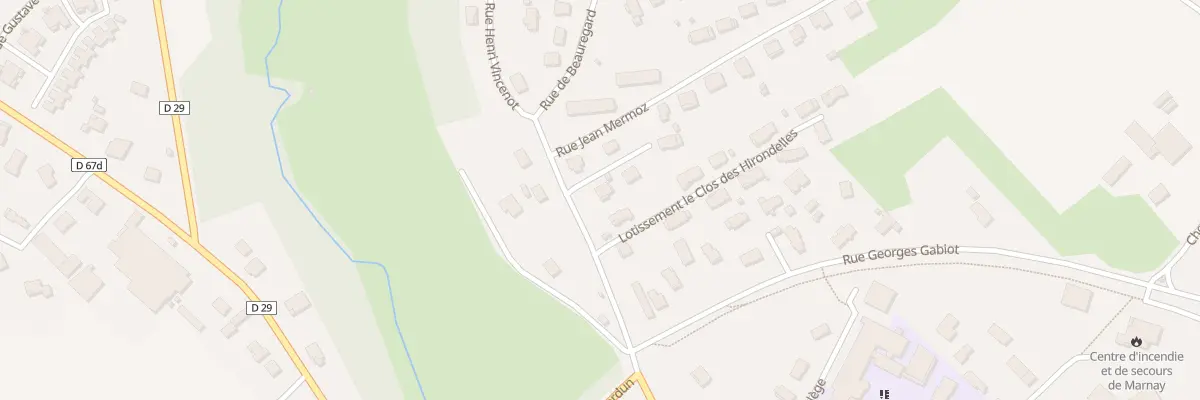 Plan du 8 Rue de Beauregard à Marnay