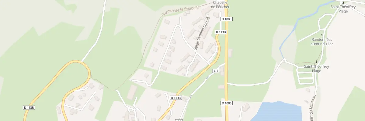 Plan du 46 All de la Symphonie à Saint-Théoffrey