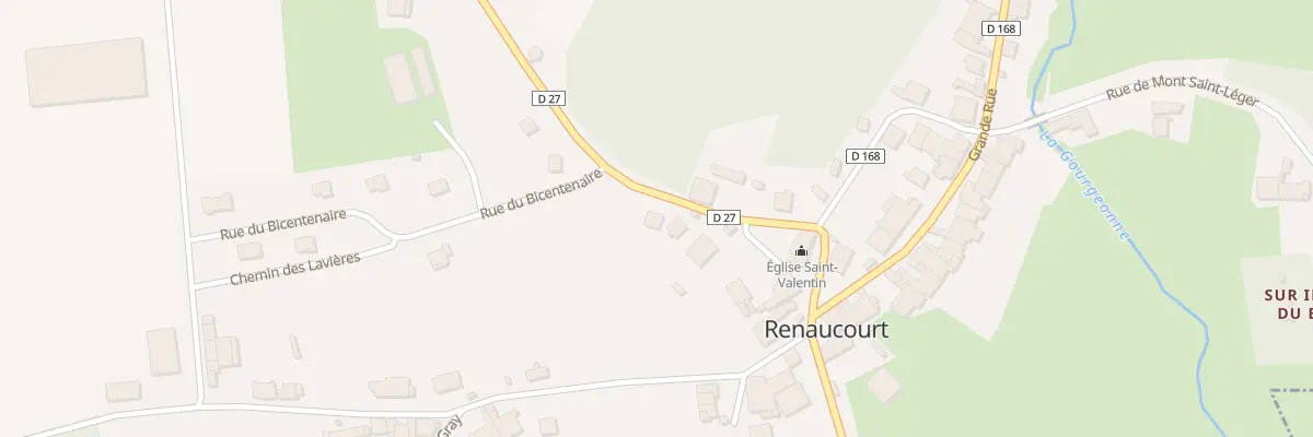 Plan du 7 Rue de Francourt à Renaucourt