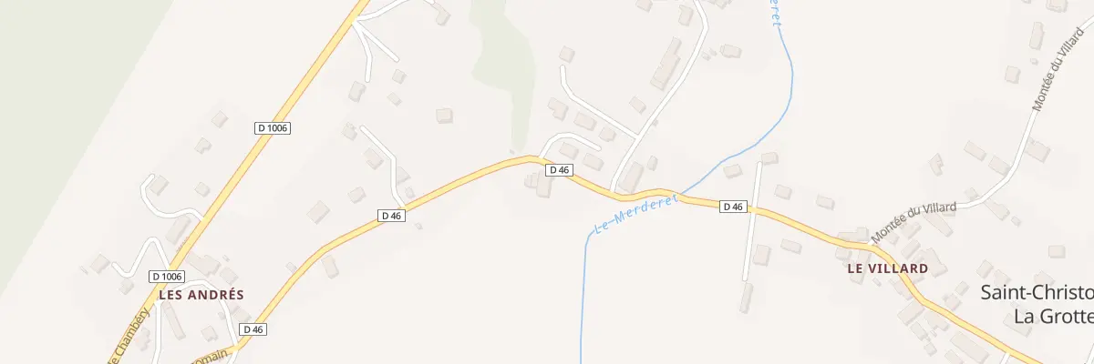 Plan du 940 Rte du Pont Romain à Saint-Christophe