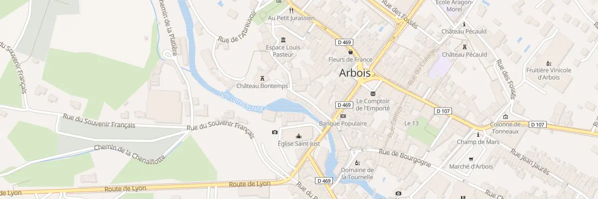 Plan du 21 Rue du Vieux Chateau à Arbois
