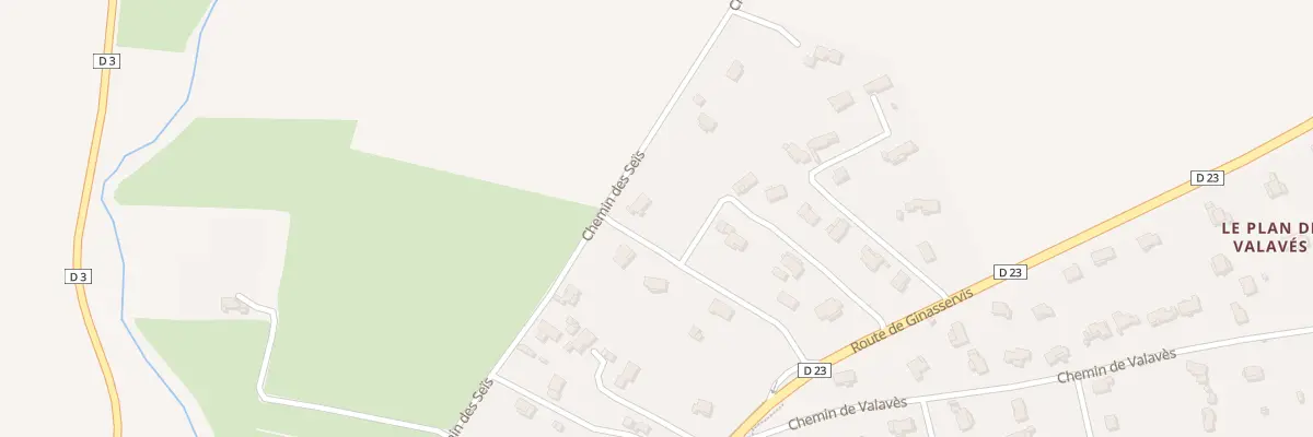 Plan du 508A Che des Seis Voie 204 à Rians
