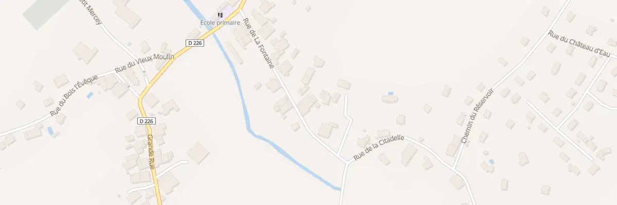 Plan du 17 Rue de la Fontaine à Évans