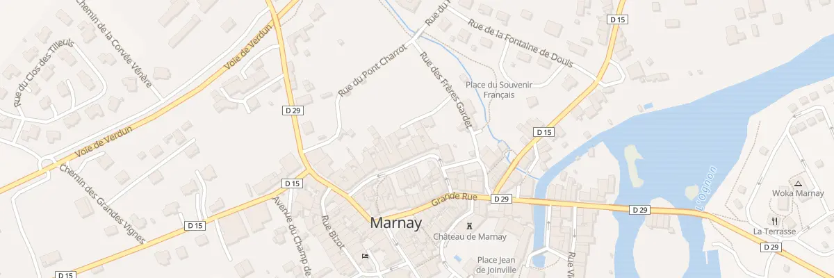 Plan du 11 Rue Gambetta à Marnay
