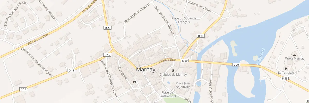 Plan du 6 Rue Gambetta à Marnay