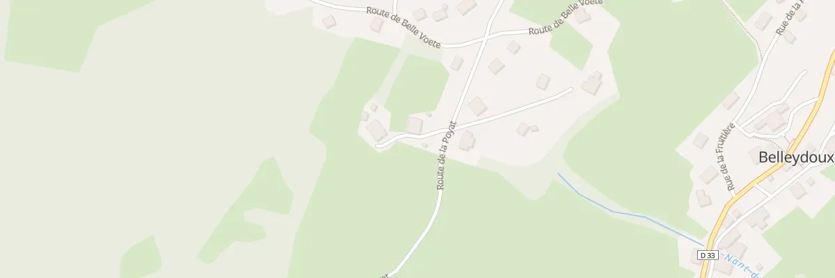 Plan du 30 Imp des Granges à Belleydoux