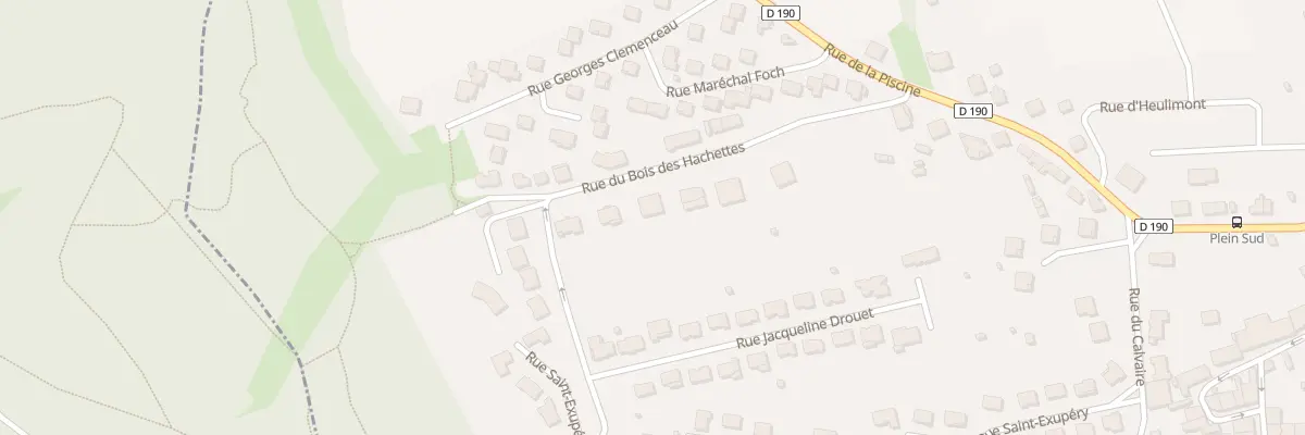 Plan du 11 Rue du Bois des Hachettes à Mexy