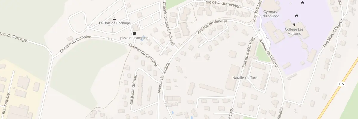 Plan du 837 Av de Venaria à Vizille