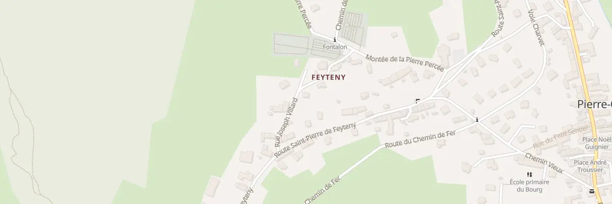 Plan du 2B Rue Joseph Villard à Pierre-Châtel