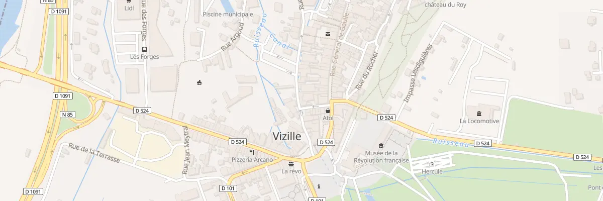 Plan du 76 Rue de la République à Vizille