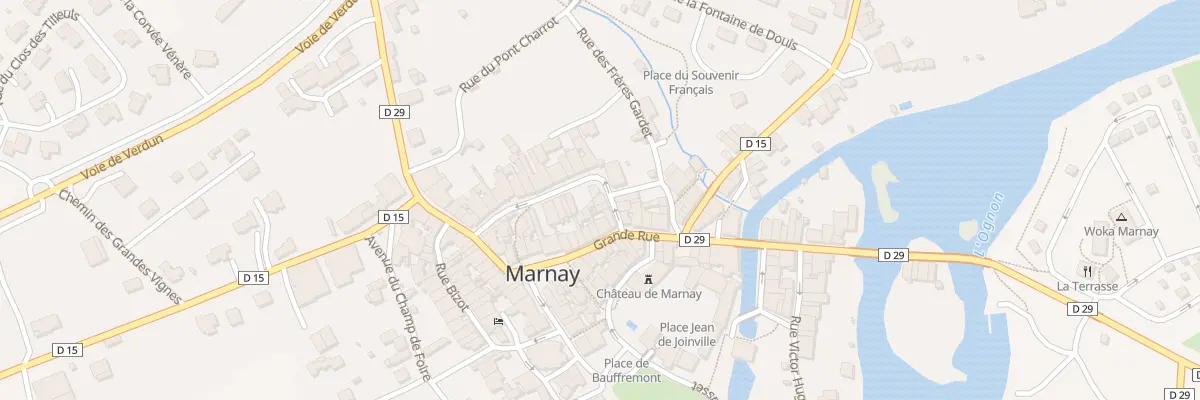 Plan du 20 Rue Gambetta à Marnay