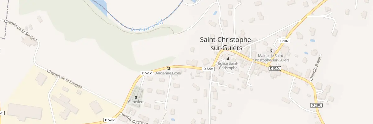 Plan du 106 Rte de Entre-deux-guiers à Saint-Christophe-sur-Guiers
