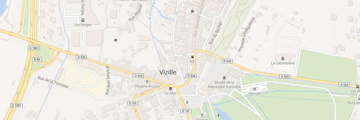 Plan du 56 Rue de la République à Vizille