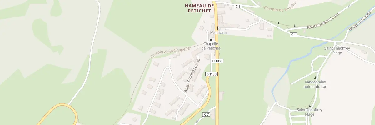 Plan du 9308 Eybains à Saint-Théoffrey