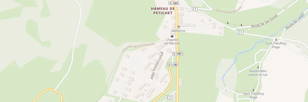 Plan du 9309 Eybains à Saint-Théoffrey