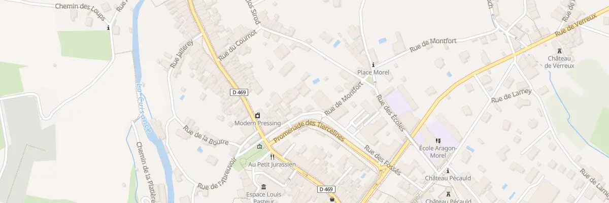 Plan du 30 Rue des Fossés à Arbois