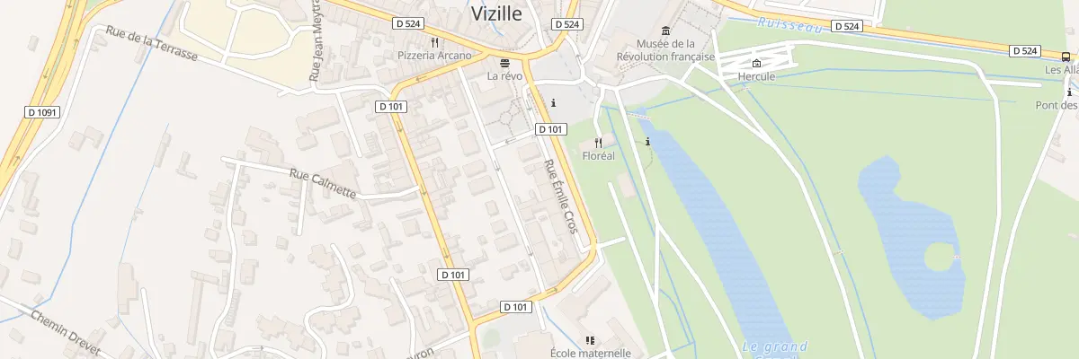 Plan du 38 Rue Emile Cros à Vizille