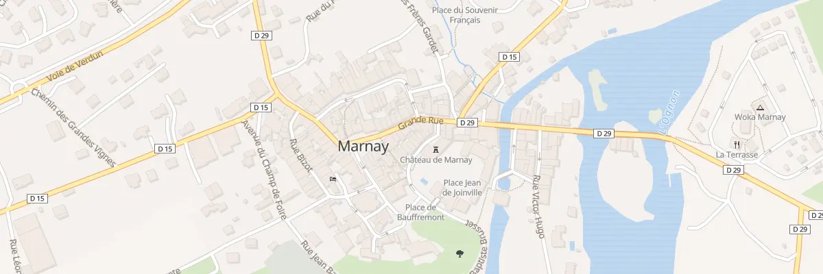 Plan du 44 Gr Grande Rue à Marnay