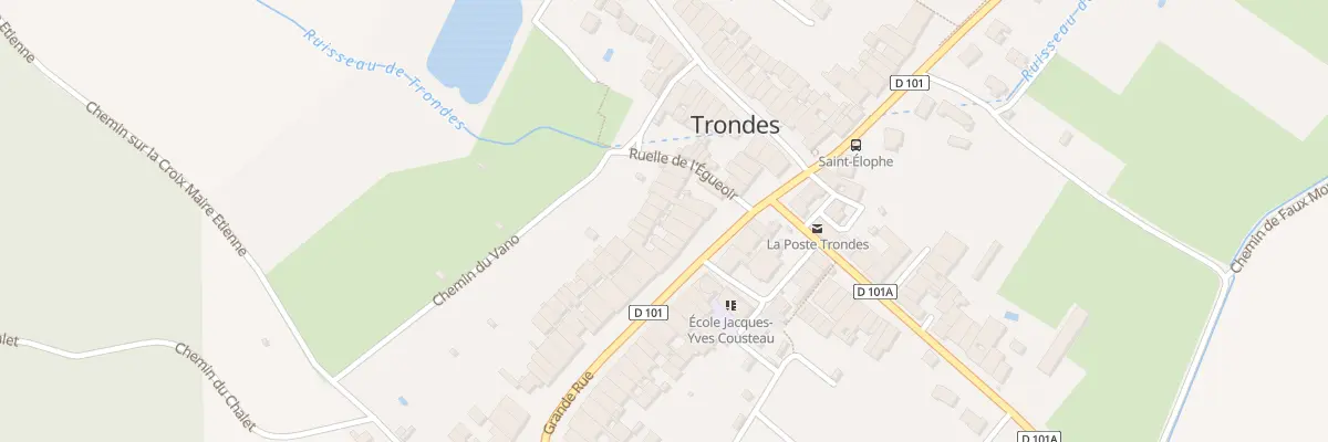 Plan du 8 Gr Grande Rue à Trondes