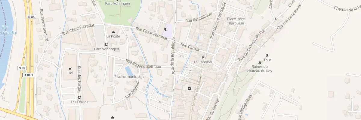 Plan du 290 Rue de la République à Vizille