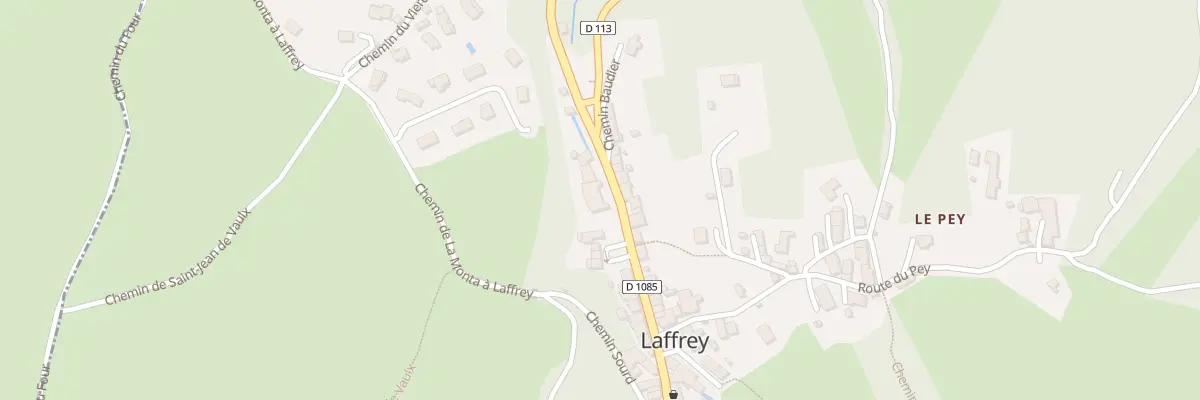 Plan du 5110 Le Village à Laffrey