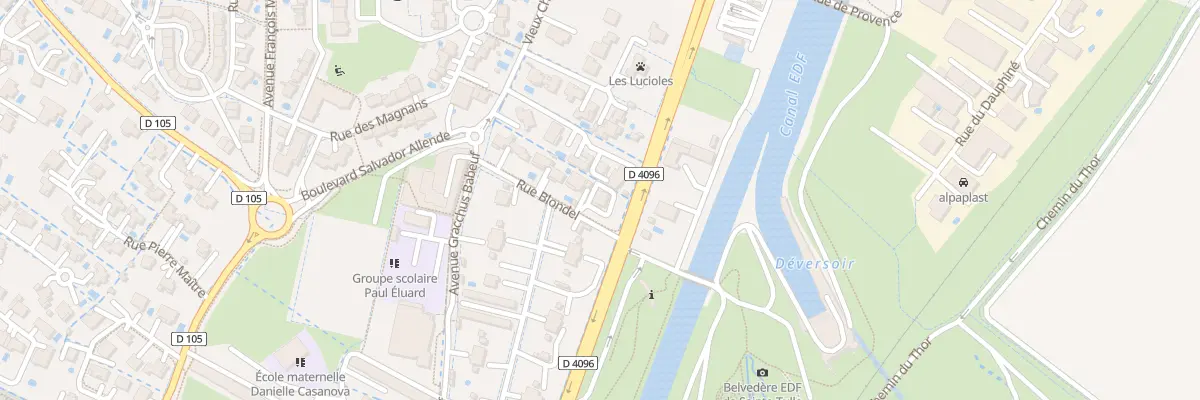 Plan du 6 Rue Blondel à Sainte-Tulle