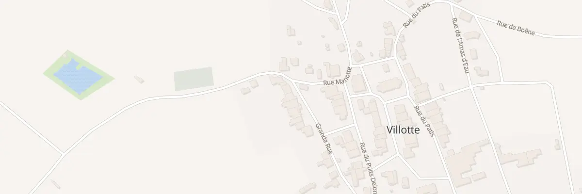 Plan du 16 Grande Rue à Villotte