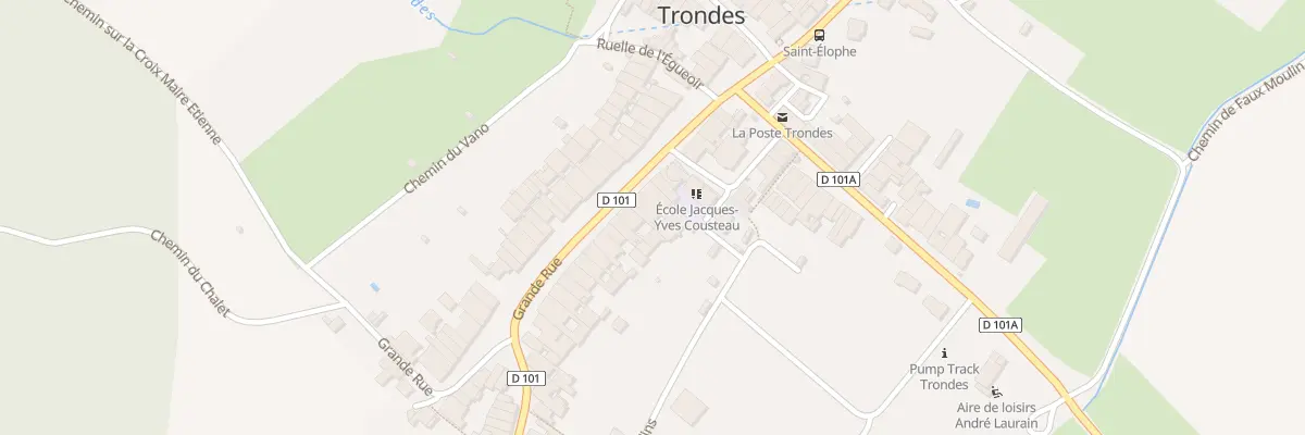 Plan du 13 Grande Rue à Trondes