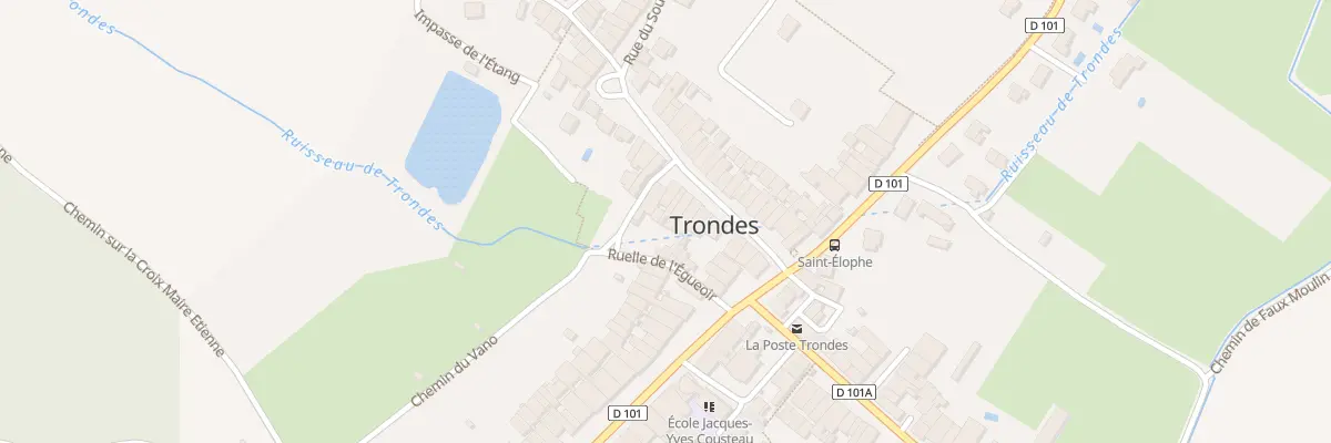 Plan du 13 Rue du Souvenir à Trondes
